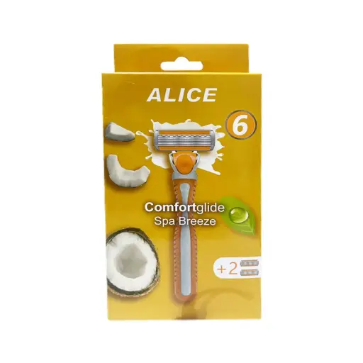 [koz457] Alice ComfortGlide Spa Breeze Razor Blades - Coconut Scent (2 Count)
