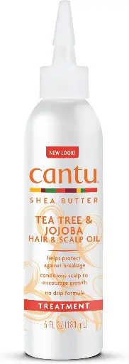 [koz555] Cantu Growth Stimulating Treatment Cream Serum With Tea Tree And Jojoba Hair And Scalp Oil - 180ml