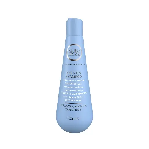 [koz575] Zero Frizz Keratin Shampoo for Frizzy Hair - 355 ml