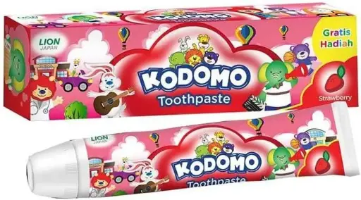 [koz1062] Kodomo Kids Toothpaste - Strawberry, 45gm