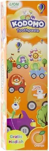 [koz1064] Kodomo Kids Toothpaste - Orange - 45gm