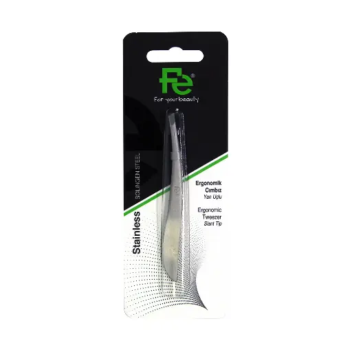 [koz1124] Fe Ergonomic Tweezer Slant Tip FEP1030