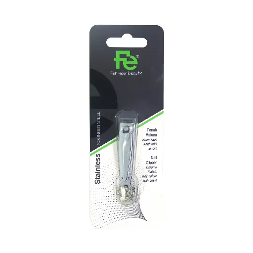 [koz1129] FE Nail Clipper Chrome Plated with Key Holder