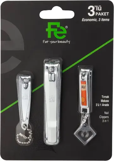 [koz1142] FE Nail Clipper 3 in 1