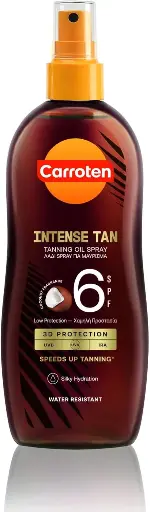 [koz1181] Carroten Intensive Tanning Oil SPF6 Coconut Fragrance 200 ml