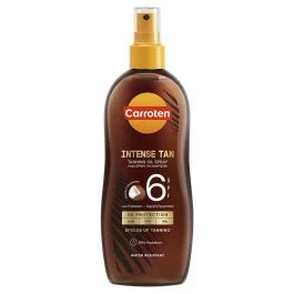 [koz1182] Carroten Intense Tan Tanning Oil Spray Coconut Fragrance 6SPF 150ML