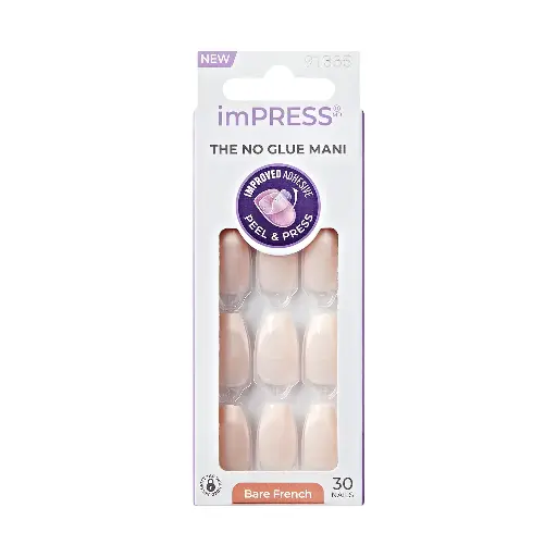 [koz1287] Kiss imPRESS The NO Glue Mani 91385