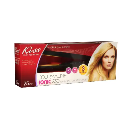 [koz1322] Kiss Hair Straightner Ionic 230 25 Mm 6281