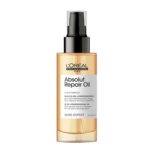 [koz2462] L'Oréal Professionnel Serie Expert Absolut Repair 10-in-1 Multi-Benefit Leave-In Oil - 90ml