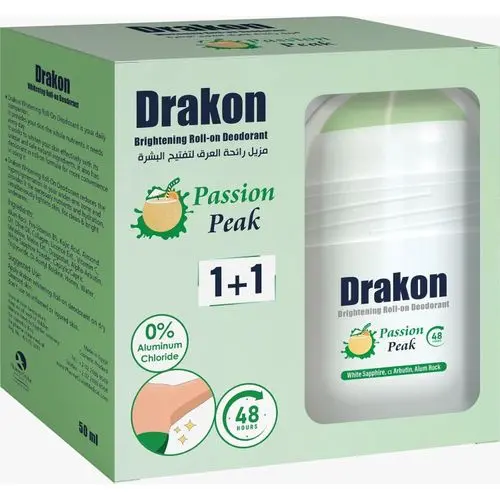 [koz1362] Drakon whitening roll on passion peak 50ml offer 1+1 