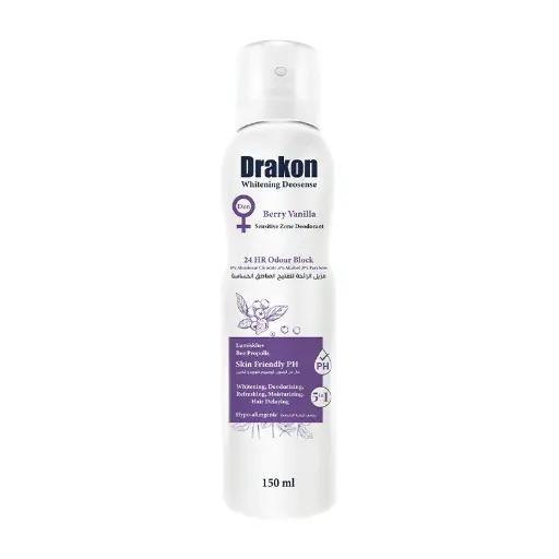 [koz1363] Drakon Whitening Spray for Intimate Areas - Berries & Vanilla