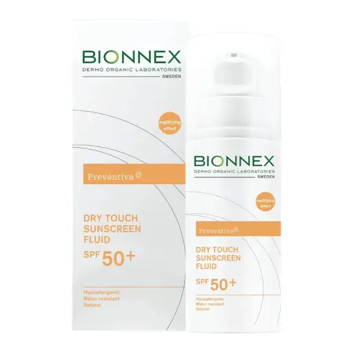 [koz1484] Bionnex Preventiva Dry Touch Sunscreen Fluid Face and Neck SPF 50 - 50ml