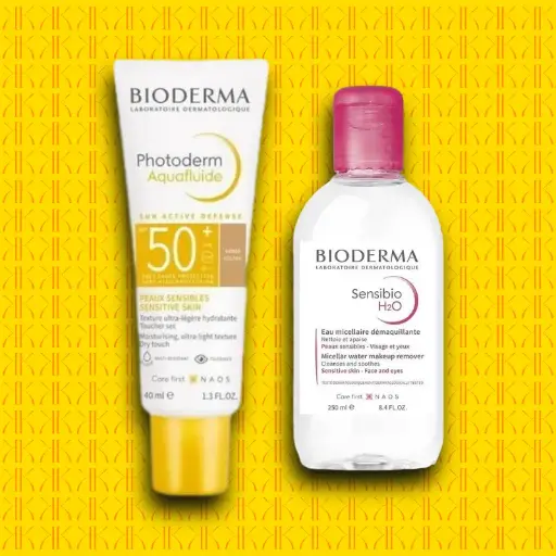 [koz1527] Bioderma Photoderm Aquafluide + Sensibio H2O 250ml 1+1