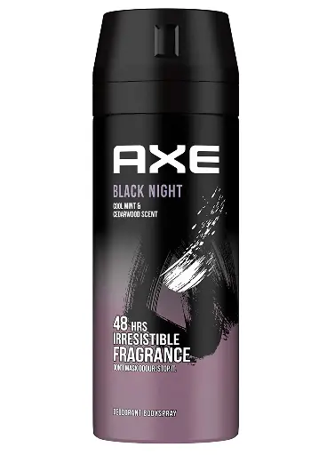 [koz1538] axe black night deodorant body spray (5089)