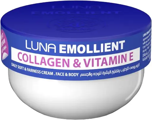 [koz1623] Luna Emollient Soft Cream with Vitamin E & Collagen 160gm