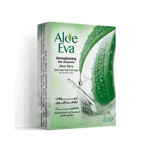 [koz1632] Aloe Eva Strengthening Hair Ampoules With Aloe Vera 4ampoules *15ML