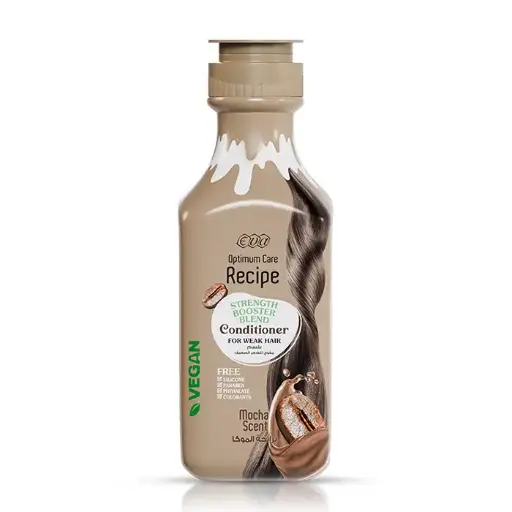 [koz1634] Eva Optimum Care Recipe Strength Booster Blend Conditioner Mocha Scent 350 Ml
