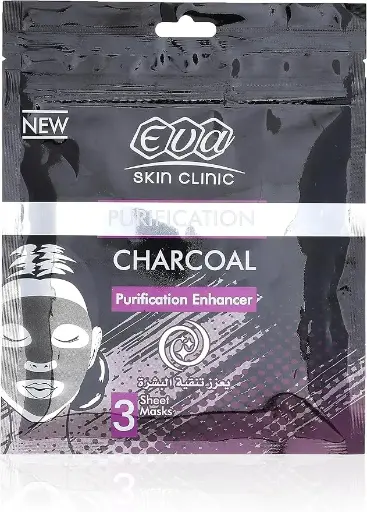 [koz1742] Eva Skin Clinic Charcoal Sheet Mask
