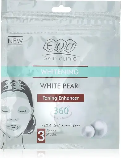 [koz1743] Eva Skin Clinic White Pearl Sheet Mask (3 Sheets)