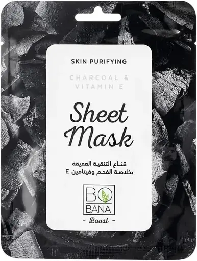 [koz1750] Bobana Charcoal and Vitamin E Sheet Mask‏ 