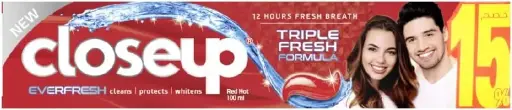 [koz1776] Closeup Toothpaste Red Hot 100ML - Promotion