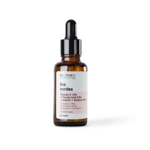 [koz2049] BIONNEX VITAMIN C 15% + FERULIC ACID 0.5% + BURDOCK SERUM 30ML 