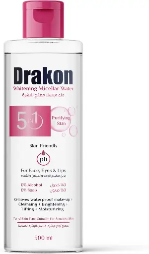 [koz2305] DRAKON Whitening Micellar Water 500ml + Micellar Water 100ml