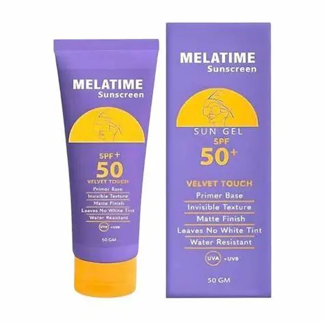 [koz2381] Melatime Sunscreen Sun Gel SPF50+ Velvet Touch 50gm
