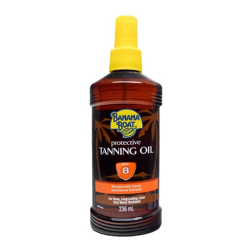 [koz2584] Banana Boat Protective Tanning Oil, SPF 8, 236ml