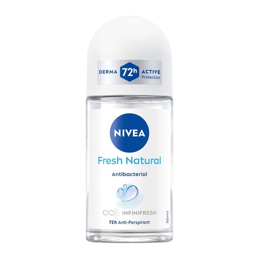 [koz2596] NIVEA Deodorant Roll-on for Women, Fresh Natural Ocean Extracts, 50ml