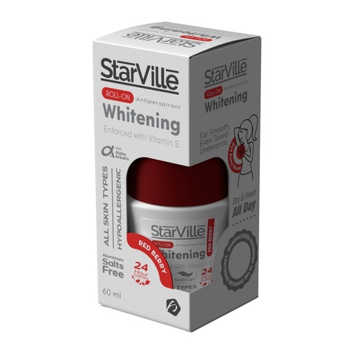 [koz2601] Starville Whitening Roll On Redberry 60 ml