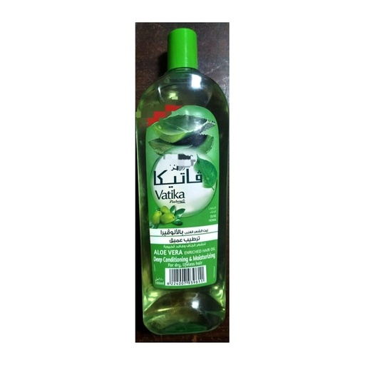 [koz2917] VATIKA Hair Oil Aloe Vera Deep Conditioning 180 Ml