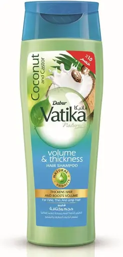 [koz2960] Vatika Naturals Volume and Thickness Shampoo (180mL)
