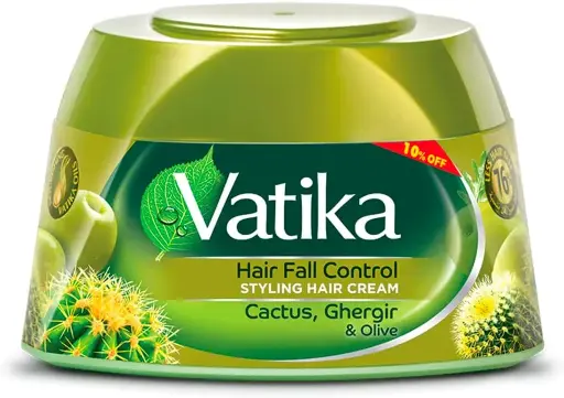 [koz2986] Vatika Naturals Hair Fall Control Styling Hair Cream (190mL)