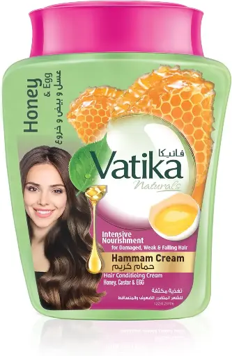 [koz3008] Vatika Naturals Intensive Nourishment Cream With Egg, Honey, Castor & Marrow 900gm