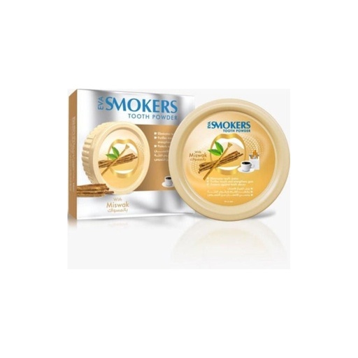 [koz3012] Eva Smokers Cleansing Tooth Powder With Miswak 40g