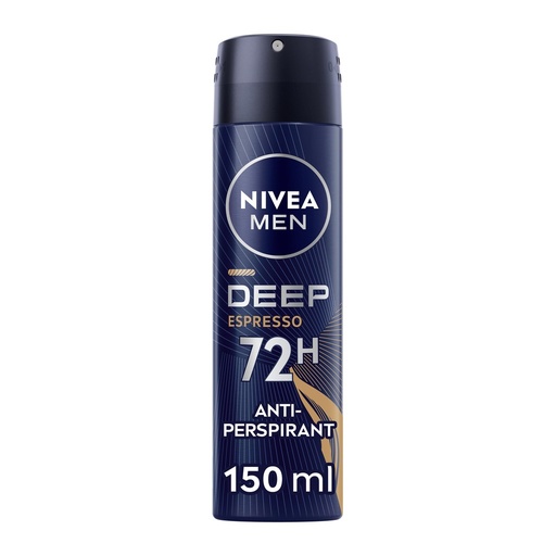 [koz3310] NIVEA MEN Deep Espresso Spray with Black Carbon 150ml