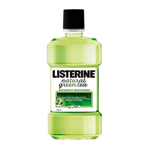 [koz1897] Listerine Natural Green Tea Antiseptic Mouthwash - 250 ml