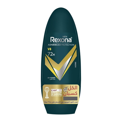 [koz3738] Rexona Deodorant Advanced Protection 72H+ Roll-on V8 For Men 50ml