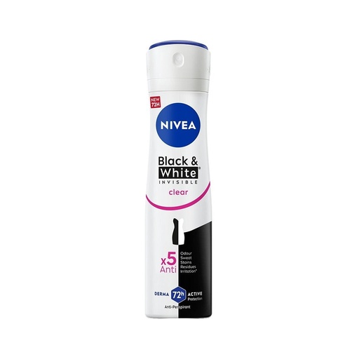 [koz3854] NIVEA Invisible for Black & White Women Deodorant Spray 150ml