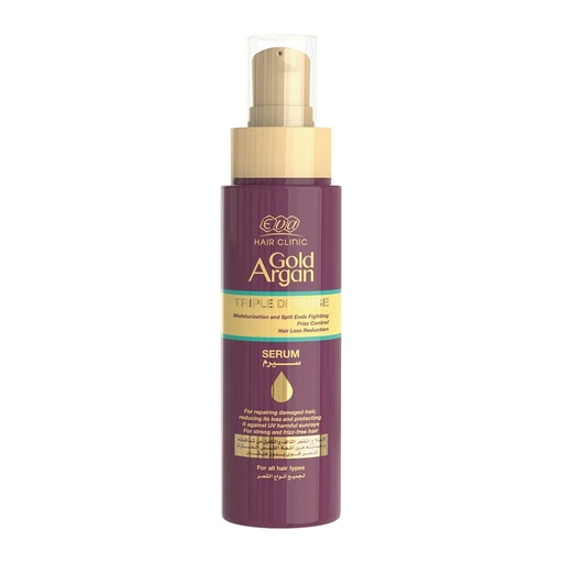 [koz3921] Eva Hair Clinic Gold Argan Serum With Gold And Argan Oil 90 Ml