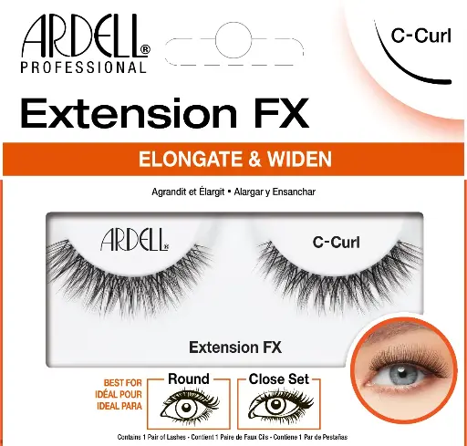 [koz1325] ARDELL Extension FX Lashes C curl (6916)