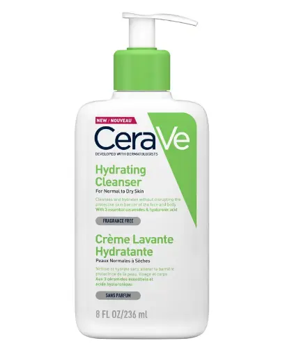 [koz261] CeraVe Hydrating Cleanser Normal to Dry Skin 263 ML