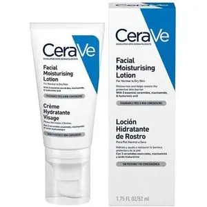 [Koz263] CeraVe PM Facial Moisturising Lotion For Normal to Dry Skin - 52ml